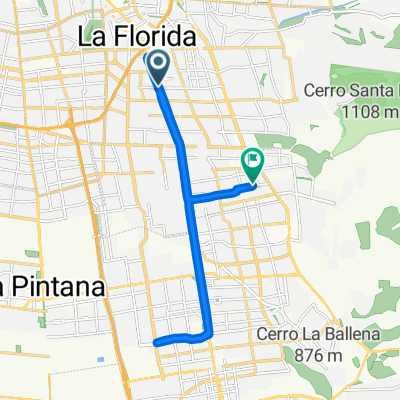 Avenida Vicuña Mackenna Oriente, La Florida to Corcolén, La Florida