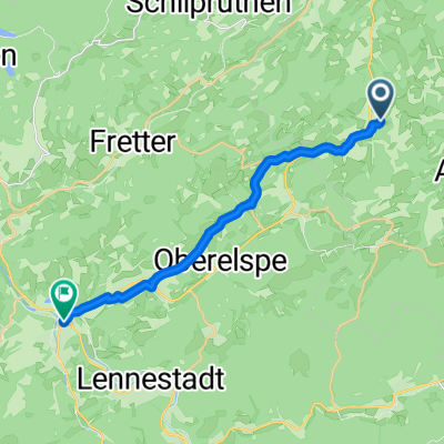 Cobbenrode -&gt; Grevenbrück ZOB (MTB)