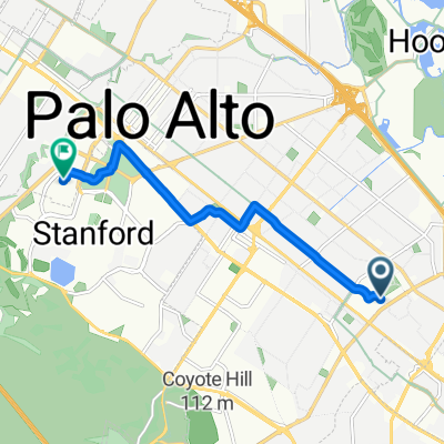 Route to Stanford Long-Term Icu