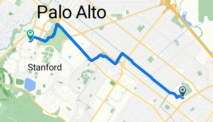 Route to Stanford Long-Term Icu