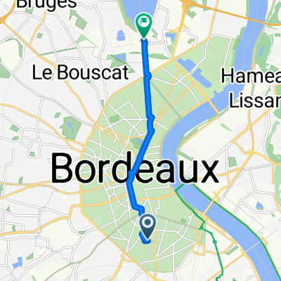 De Rue Dubourdieu à Rue Robert Caumont