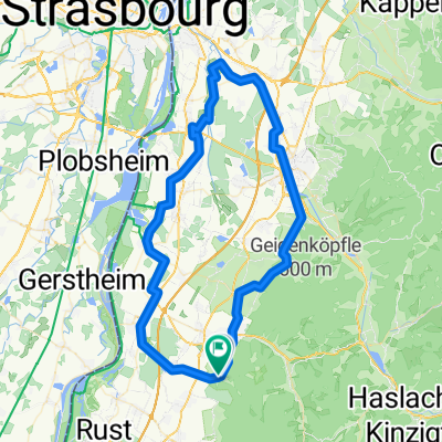Route in Lahr/Schwarzwald