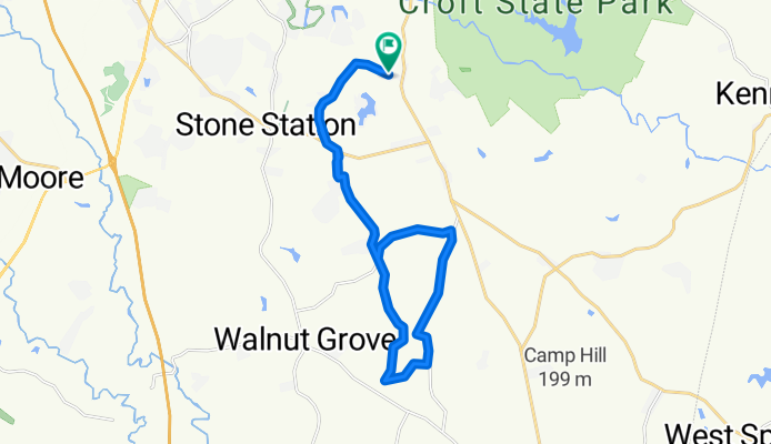 West Rd, Spartanburg to West Rd, Spartanburg