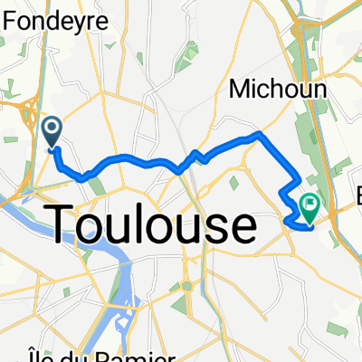 Boulevard de Suisse, Toulouse à Avenue Jean Chaubet, Toulouse