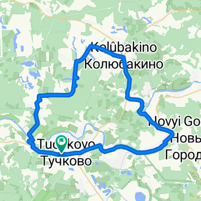 улица Лебеденко, Тучково до улица Лебеденко, Тучково