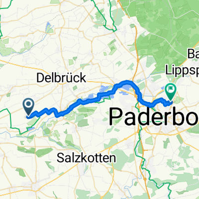 Boker-Heide-Weg, Delbrück nach Österreicher Weg, Paderborn