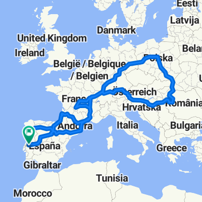 Route to Portugal