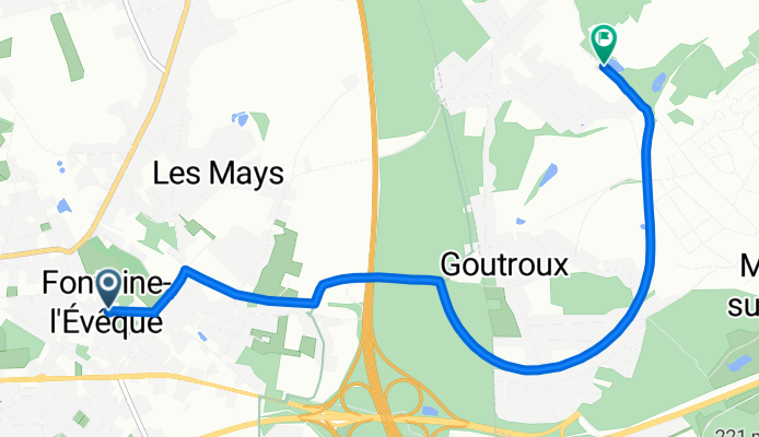 From Fontaine-l'Évêque to Charleroi