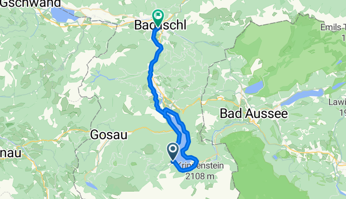 Route to Bad Ischl