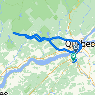 Boulevard Guillaume-Couture to Route des Rivières