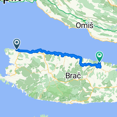 From Sutivan to Pučišća