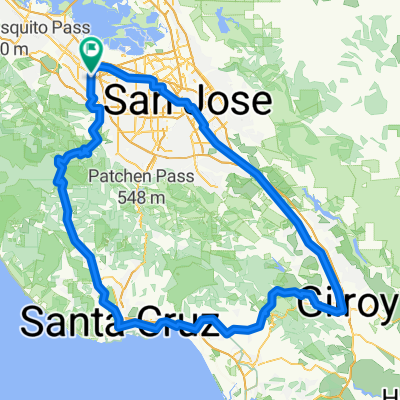 home to Santa Cruz to Gilroy to home