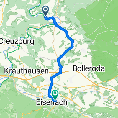Planstraße, Amt Creuzburg nach Goethestraße, Eisenach