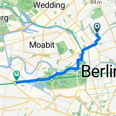 Theodor-Heuss-Weg, Berlin nach Straße des 17. Juni, Berlin