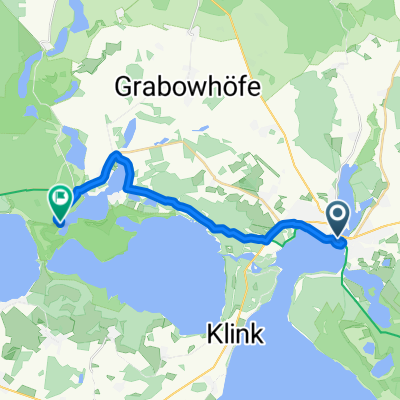 Lange Straße, Waren (Müritz) nach Am Heidenfriedhof, Jabel