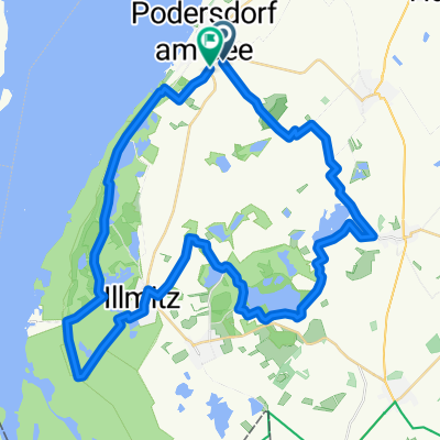 Frauenkirchner Straße nach Podersdorf-Tränkäcker