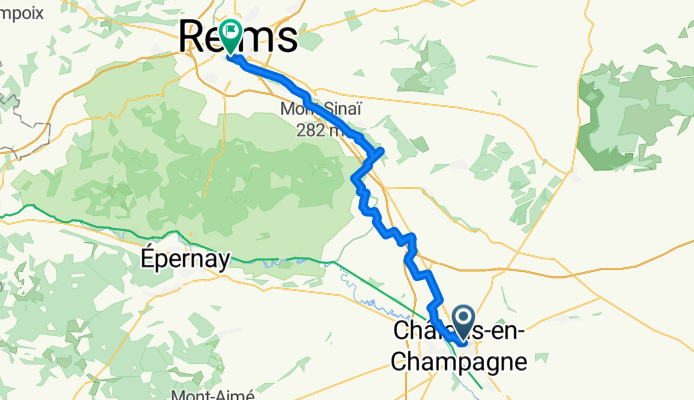Chalon-sur-Saône to Reims