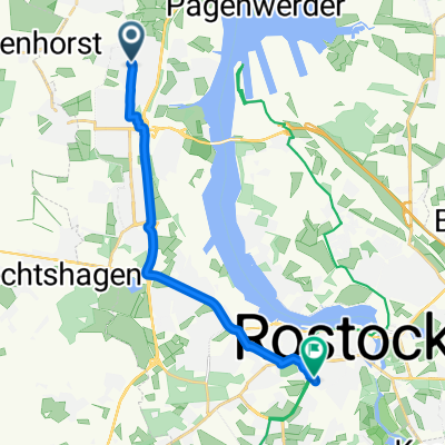 Schleswiger Straße, Rostock nach Goetheplatz, Rostock