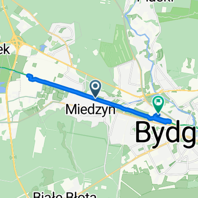 Spacerowa, Bydgoszcz do Czarna Droga, Bydgoszcz