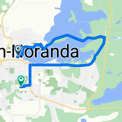 Rue du Terminus O, Rouyn-Noranda à Rue des Oblats E, Rouyn-Noranda