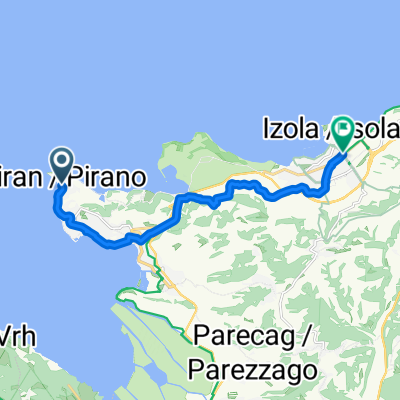 Tartinijev trg to Kraška ulica 2a