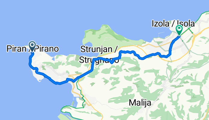 Tartinijev trg to Kraška ulica 2a