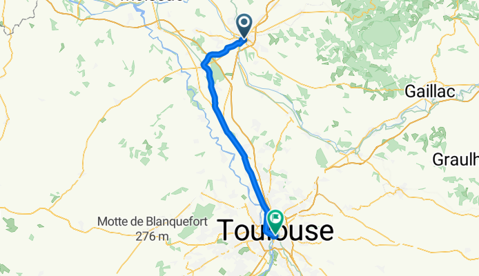 Von Montauban bis Toulouse