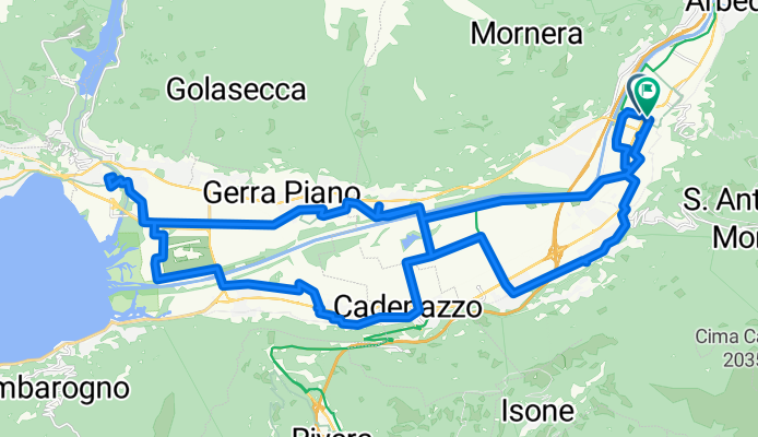 Strada bici e mangia