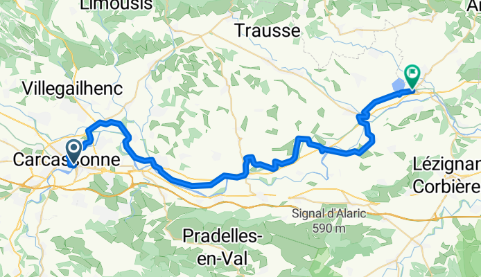 Von Carcassonne bis Homps Variante