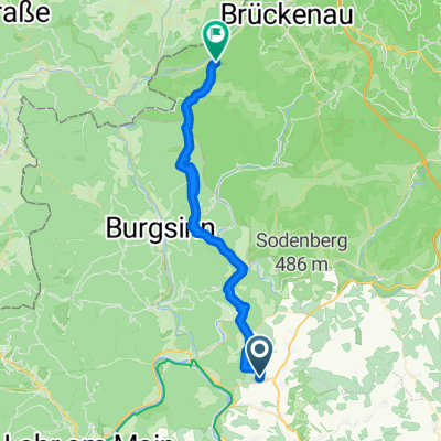 Schönauer Weg, Karsbach nach Zeitlofs