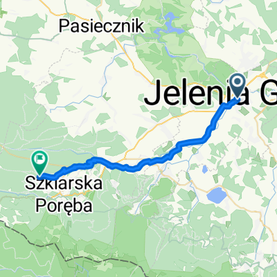 Route in Świeradów-Zdrój