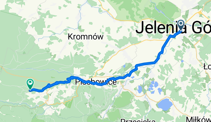 Route in Świeradów-Zdrój