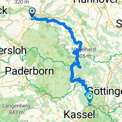 Bad Oeynhausen - Hann Münden Weser-Radweg