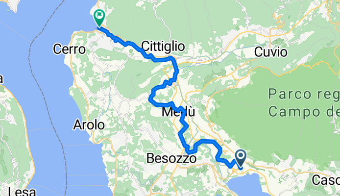 Angelo #3 @ebiketravelvarese shop to Maggiore Lake (Laveno) alonh 90% of cycle paths