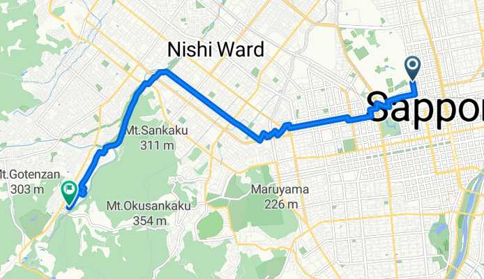 北10条西4丁目, 札幌市へ福井9丁目, 札幌市