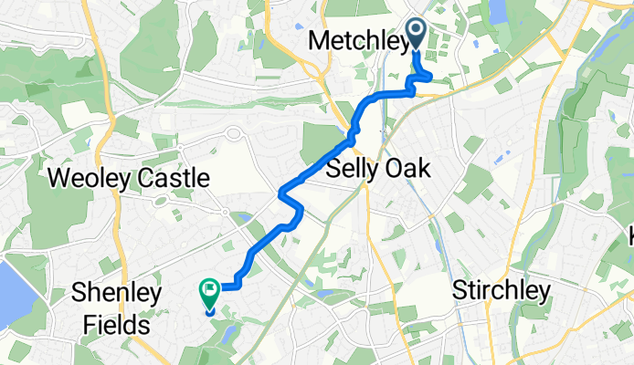 Ring Road South, Birmingham to St Denis Road, Birmingham