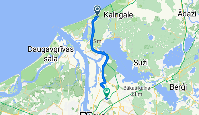 Putu iela, Riga à Upes iela, Riga