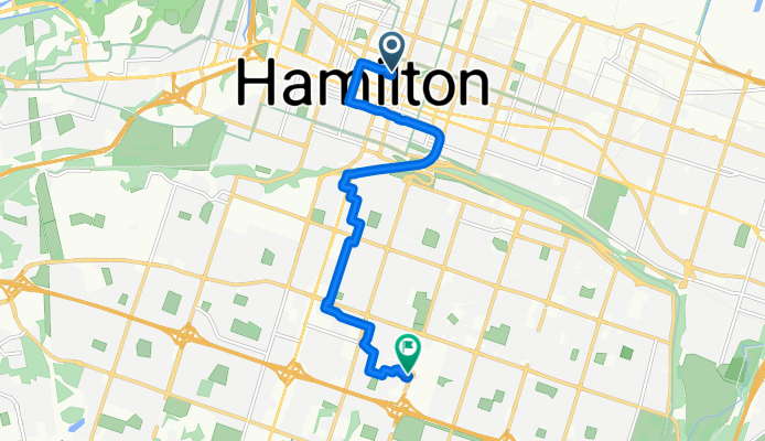 Rebecca St, Hamilton to Upper Wentworth St, Hamilton