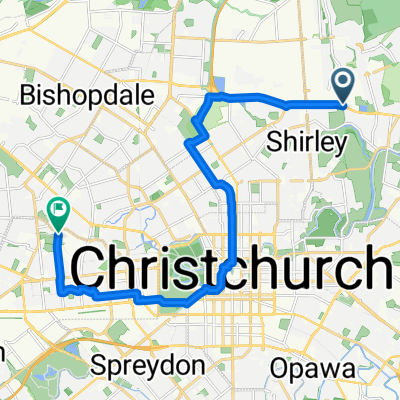 Michigan Pl, Christchurch to Ilam Rd, Christchurch