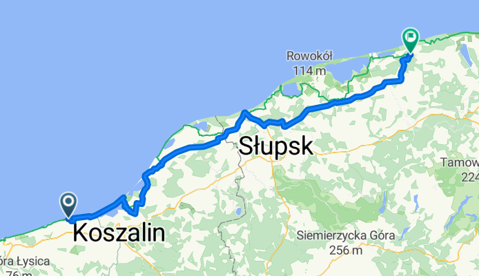 Dookoła Polski 16 dzień (Gąski-Sasino) CLONED FROM ROUTE 1403970