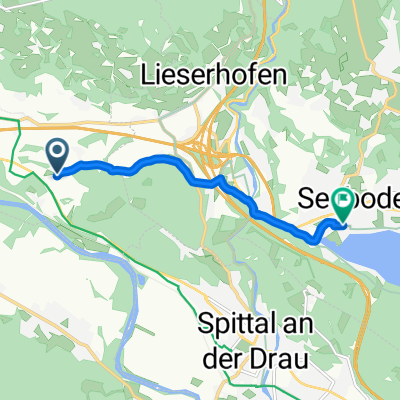 2b Sankt Peter im Holz nach Gästehaus Bärwald Seeboden