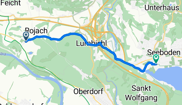 2b Sankt Peter im Holz nach Gästehaus Bärwald Seeboden