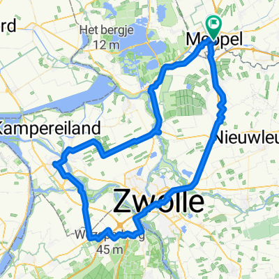 Route to Meppel