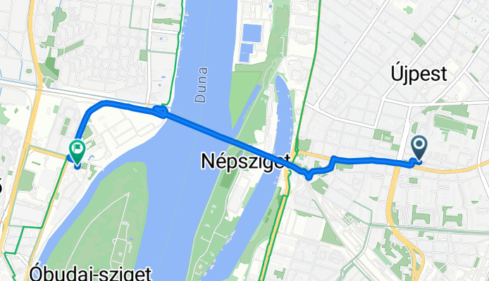 József Attila utca, Budapest - Záhony utca, Budapest