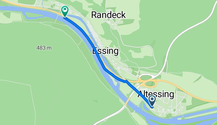 Route in Essing