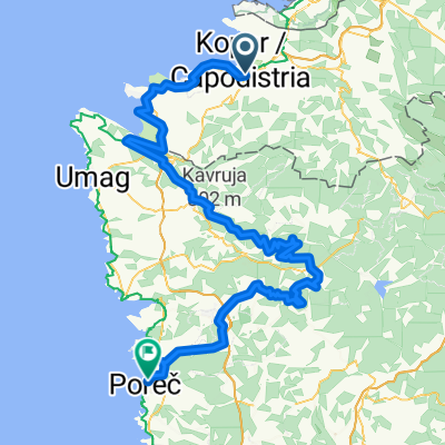 PARENZANA od Kopra do Poreča