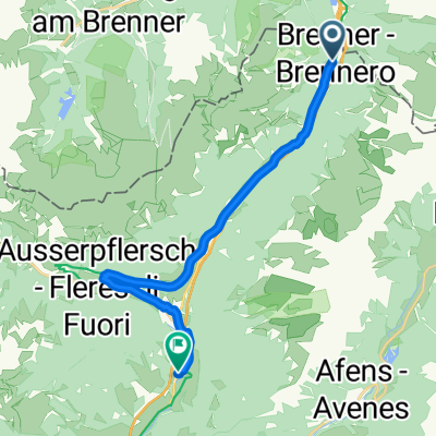 1. Etappe Brenner - Unterkunft vor Sterzing