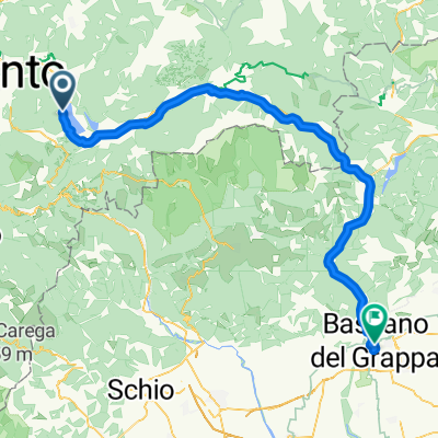 4. Etappe Lago di Caldonazzo - Bassano