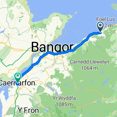 Bangor Road, Penmaenmawr to A4086, Caernarfon