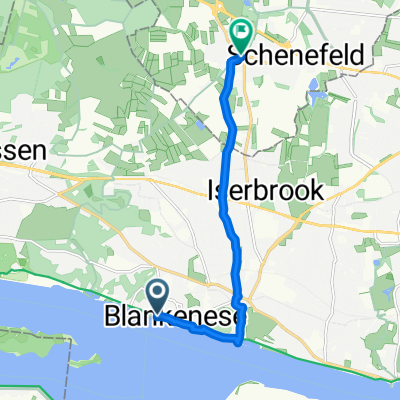 Strandweg, Hamburg nach Sülldorfer Weg, Schenefeld
